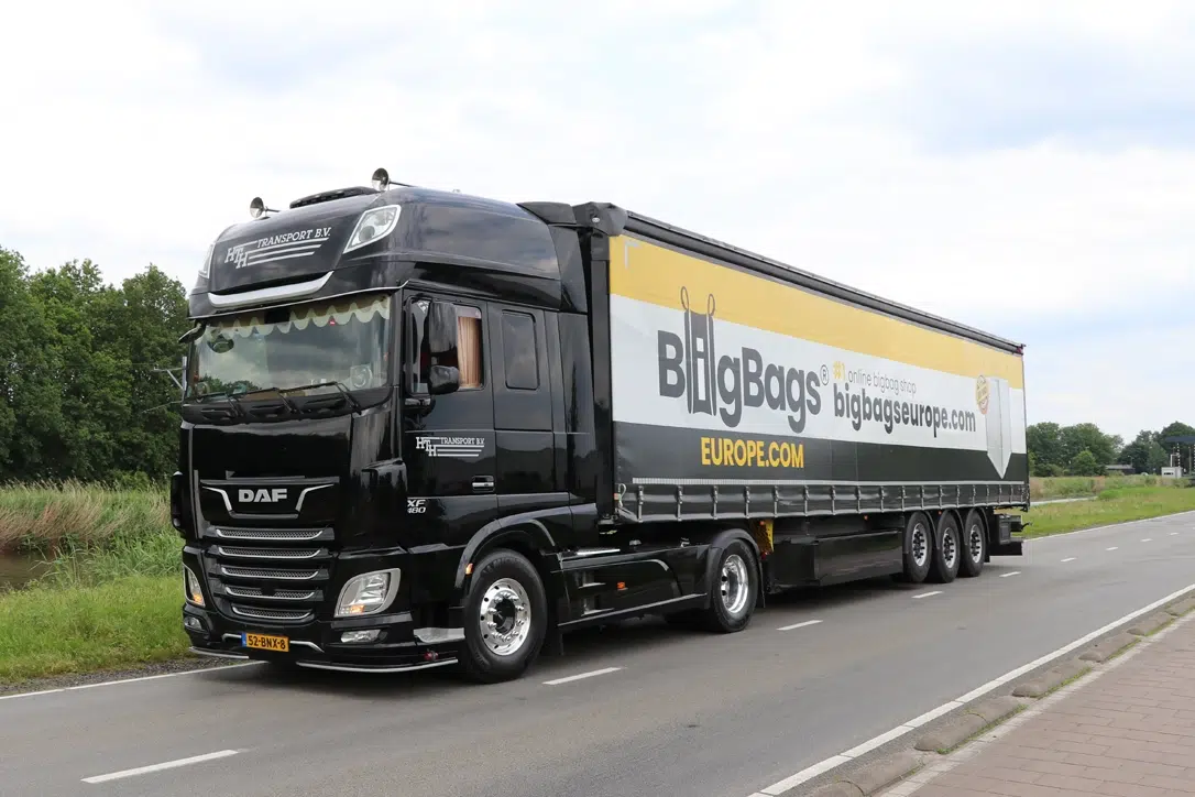 hth transport vrachtwagenbig bags europe